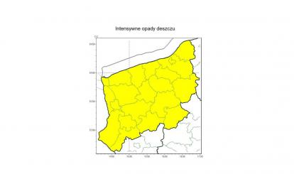 OSTRZEŻENIE METEOROLOGICZNE 3-4 LISTOPAD 2023 R.