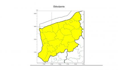 OSTRZEŻENIE METEOROLOGICZNE 17.-18.11.2023 R. MOŻLIWE OBLODZENIA