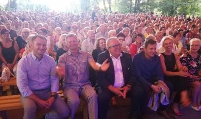 S. Wziątek i S. Nitras w połczyńskim amfiteatrze