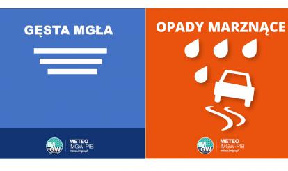 OSTRZEŻENIE METEOROLOGICZNE 06.12-07.12.2023 R.