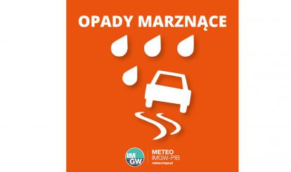 OSTRZEŻENIE METEOROLOGICZNE 08-11.12.2023 R.