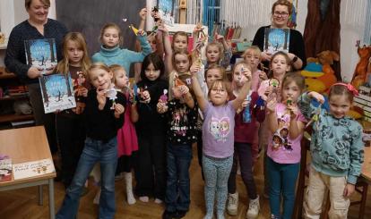 Noworoczne zajęcia w Klubie Młodego Czytelnika