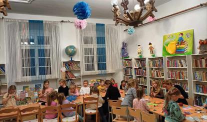 Noworoczne zajęcia w Klubie Młodego Czytelnika