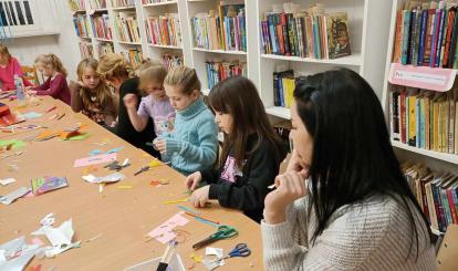 Noworoczne zajęcia w Klubie Młodego Czytelnika