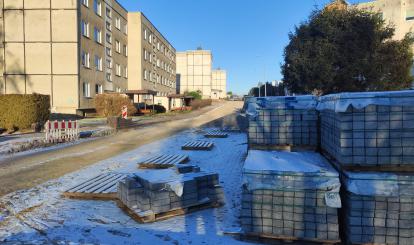 Prace na ulicy Nowej w Połczynie-Zdroju