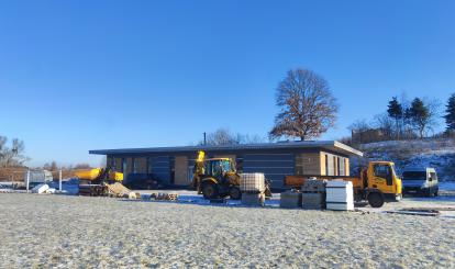 Trwają prace na stadionie w Połczynie-Zdroju