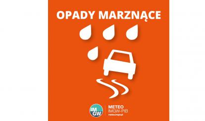 OSTRZEŻENIE METEOROLOGICZNE 10.01. - 11.01.2024 R.