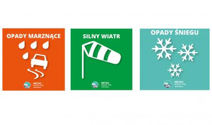 OSTRZEŻENIA METEOROLOGICZNE 12.01.-15.01.2024 R.