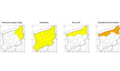 OSTRZEŻENIE METEOROLOGICZNE 19.01-23.01.2024 R.