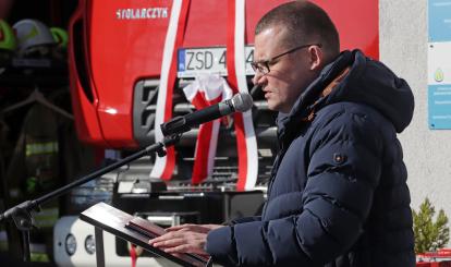 Nowy wóz strażacki w Zajączkówku 