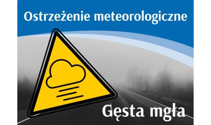 OSTRZEŻENIE METEOROLOGICZNE 12.03-13.03.2024 R.