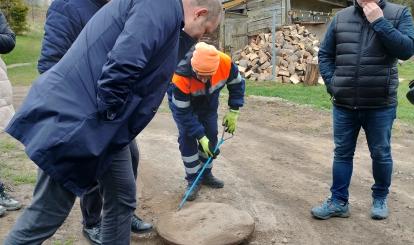 Odbiór zadań związanych w realizacją ogromnej inwestycji pn. „Budowa i modernizacja infrastruktury kanalizacyjnej na terenach popegeerowskich w miejscowości poza aglomeracją Połczyn-Zdrój” w Gawrońcu