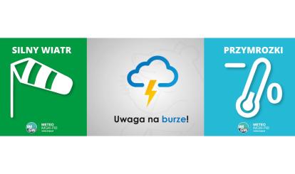 OSTRZEŻENIE METEOROLOGICZNE 15.04- 19.04.2024 R.