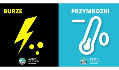 OSTRZEŻENIE METEOROLOGICZNE 25.04-26.04.2024 R.