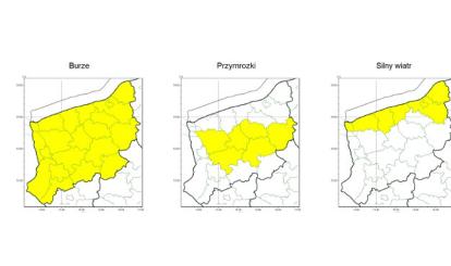 OSTRZEŻENIE METEOROLOGICZNE 15.04- 19.04.2024 R.