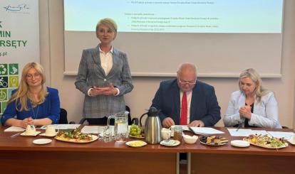 Posiedzenie Zgromadzenia Związku Miast i Gmin Dorzecza Parsęty w Karlinie