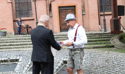 Odsłonięcie tablicy pamiątkowej z okazji 200-lecia Browaru Połczyn-Zdrój