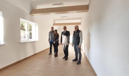 Odbiór końcowy remontu świetlicy wiejskiej w Ostrym Bardzie