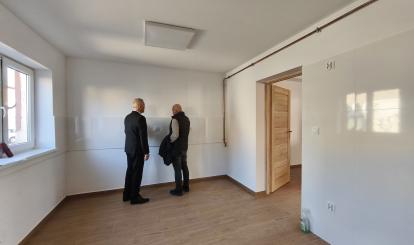 Odbiór końcowy remontu świetlicy wiejskiej w Ostrym Bardzie