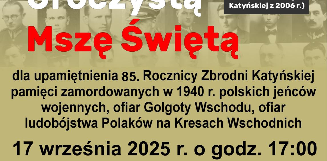 XXXIII Uroczysta Msza Katyńska w Połczynie-Zdroju