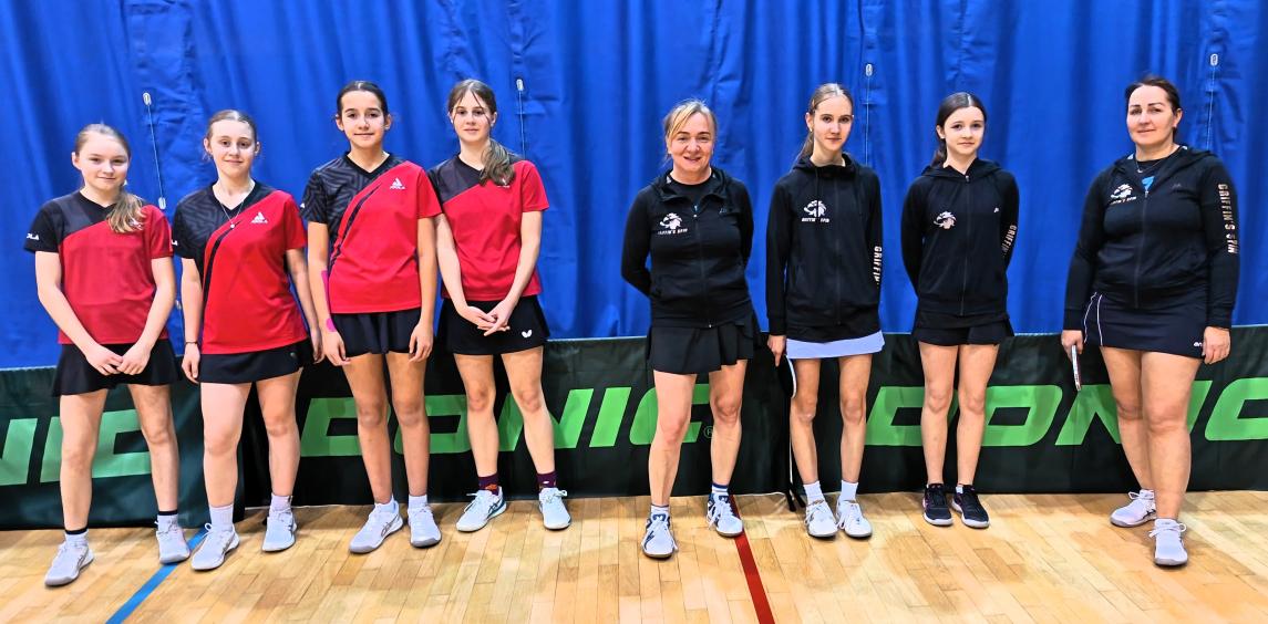 Mecz o mistrzostwo II ligi kobiet w tenisie stołowym