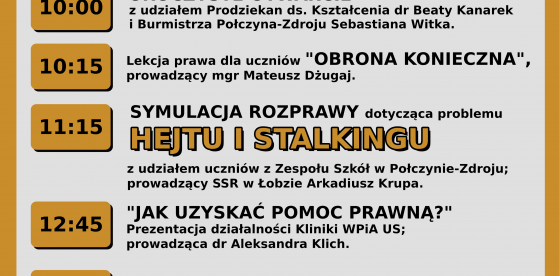 I POŁCZYŃSKI DZIEŃ EDUKACJI PRAWNEJ