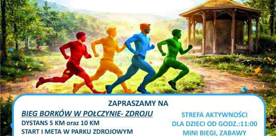 Bieg Borków- plakat