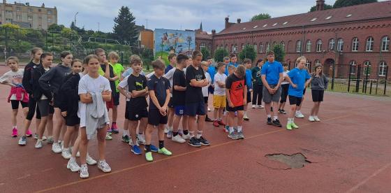 Mistrzostwa Powiatu Świdwińskiego w Drużynowym Czwórboju Lekkoatletycznym Igrzysk Dzieci dziewcząt i chłopców w ramach  Wojewódzkiego Szkolnego Związku Sportowego w Szczecinie