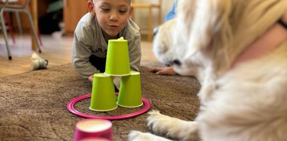 Dogoterapia w Szkole Podstawowej z Oddziałami Przedszkolnymi w Toporzyku
