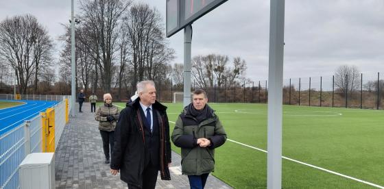 Odbiór końcowy inwestycji dotyczącej II etapu modernizacji stadionu miejskiego