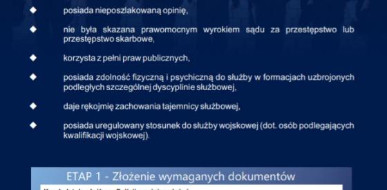 plakat o naborze do policji