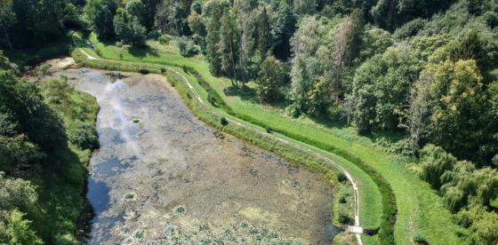 Staw południowy w połczyńskim Parku Zdrojowym