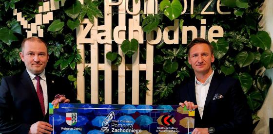 Marszałek Olgierd Geblewicz i Burmistrz Połczyna-Zdroju Sebastian Witek