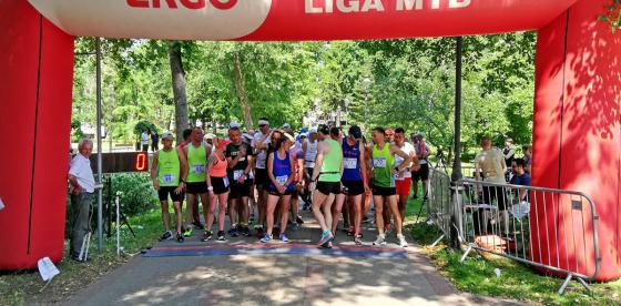 VI BIEG BORKÓW Z REKORDOWYM UPAŁEM