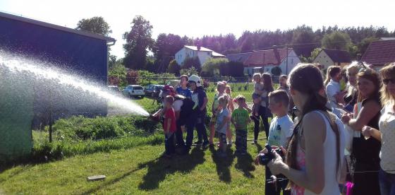 OSP w trakcie prezentacji w Kołaczu