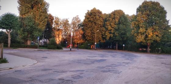 Skrzyżowanie Kolejowej z innymi ulicami