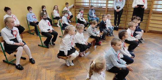 Najmłodsi uczestnicy apelu