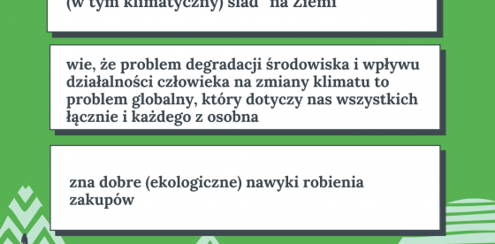Stowarzyszenie Pactum z Dębna realizuje projekt "Ekokonsument" na zlecenie Województwa Zachodniopomorskiego