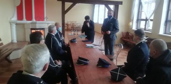 Spotkanie Burmistrza Sebastiana Witka z Prezesami OSP z terenu Gminy Połczyn-Zdrój