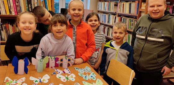DZIEŃ MOTYLA W FILII BIBLIOTECZNEJ W REDLE