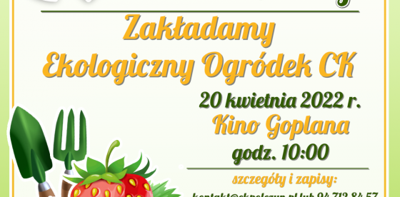 Powstanie Ekologiczny ogródek CK z ATF
