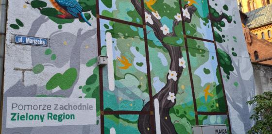 Mural przy ulicy Grunwaldzkiej