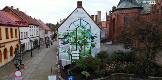 Otwarcie muralu ekologicznego