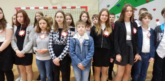 Wspólne odśpiewania hymnu