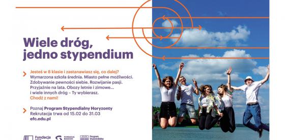 Baner Programu Stypendialnego Horyzonty