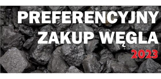 Preferencyjny zakup węgla- plakat