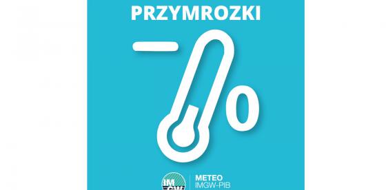 OSTRZEŻENIE METEOROLOGICZNE 01-03.04.2023 MOŻLIWE PRZYMROZKI