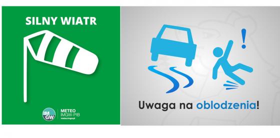 OSTRZEŻENIE METEOROLOGICZNE 10-11MARCA 2023 