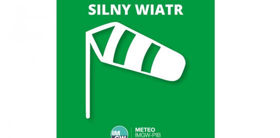 OSTRZEŻENIE METEOROLOGICZNE 19-20.10.2023 R. MOŻLIWY SILNY WIATR