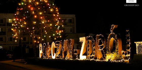 Dekoracja świąteczna na Placu Tysiąclecia Państwa Polskiego